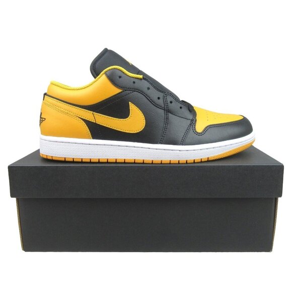 Jordan Other - Air Jordan 1 Low Sneakers Mens Size 11 Black White Yellow NEW